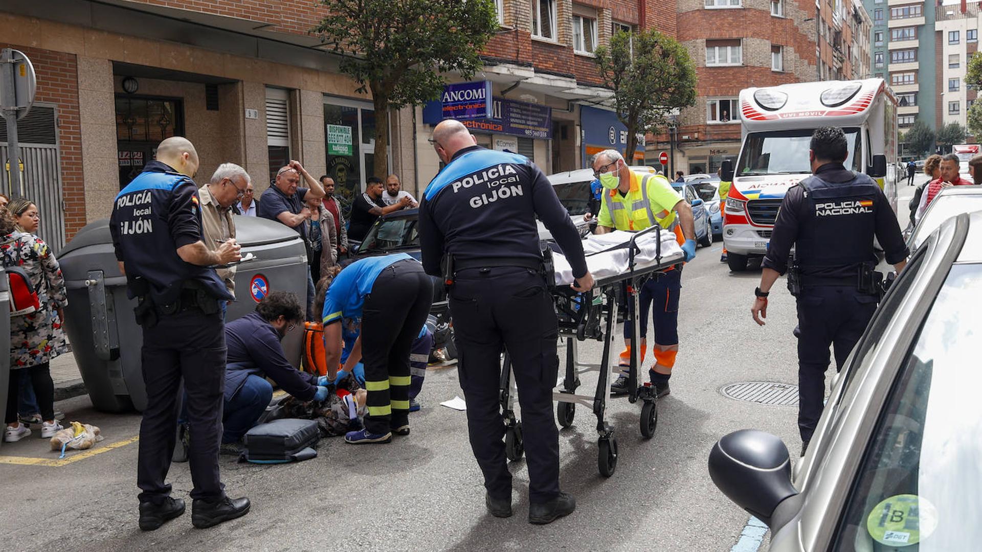 Herida una mujer en un atropello en Gijón El Comercio Diario de Asturias